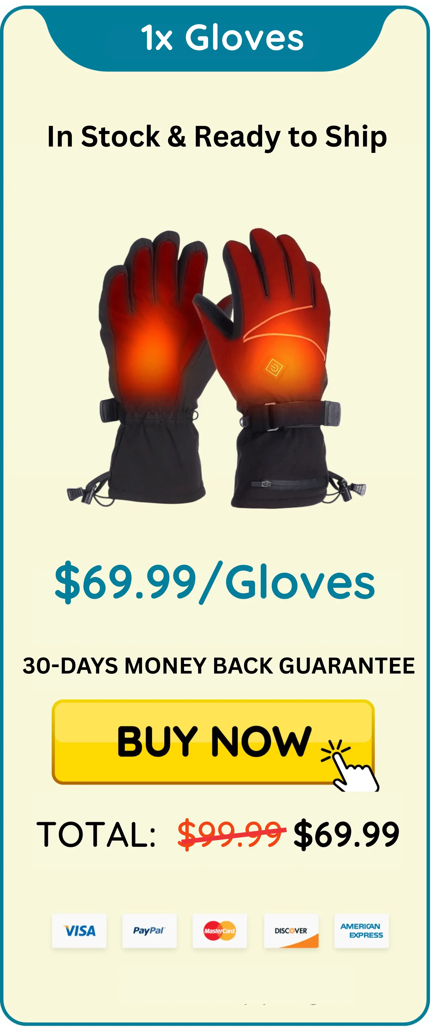 Hotjak Heated Gloves package 1